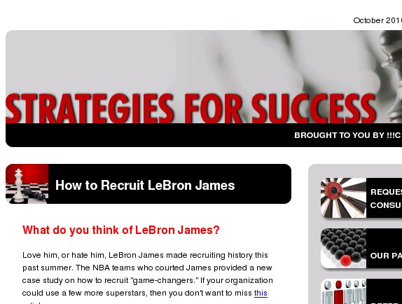 How to Recruit LeBron James